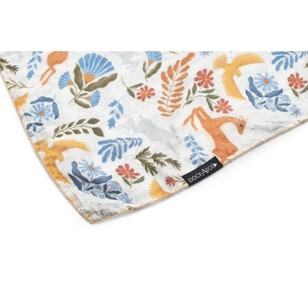 Dock A Tot Bamboo Swaddle Stroller Cover Breastfeeding Cover Soft Easy Care
